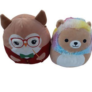 Squishmallows Official Kellytoy Leonard The Lion Bird Owl  Plush Stuffed Toy